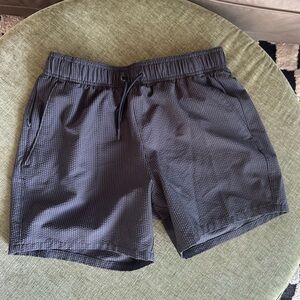 Men's Black Striped Shorts